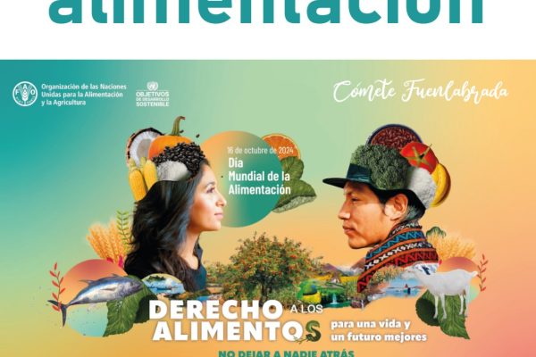 Cartel comida por el clima